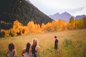 hiking in the aspens